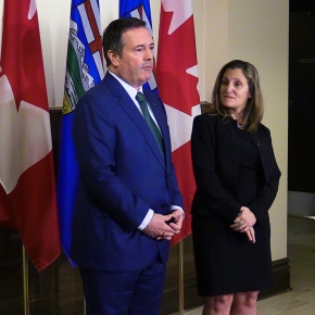 Kenney and Freeland Meet in Calgary on Alberta’s “Urgent Need”